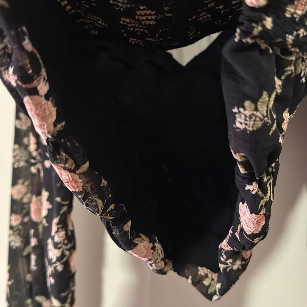 Free People Final Rose Long Sleeve Top